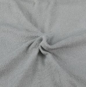 Froté prostěradlo šedé 60x120 cm