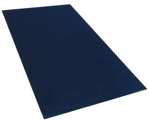 Viskózový koberec 80 x 150 cm tmavě modrý GESI II