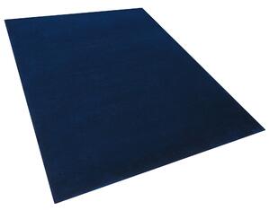 Viskózový koberec 160 x 230 cm tmavě modrý GESI II