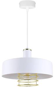 Závěsné svítidlo BARCELONA, 1x kovově/drátěné stínítko (výběr ze 4 barev)