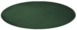 Kulatý viskózový koberec ø 140 cm smaragdově zelený GESI II