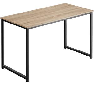 Tectake 404466 pracovní stůl flint - industrial světlé dřevo, dub sonoma,120 cm