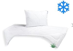 SET Přikrývka Aloe Vera 140x200cm zimní 1300g + Polštář UNICO AloeVera 70x90cm 900g