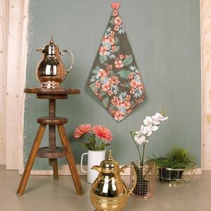 PRESENT TIME Sada 2 ks − Bavlněná utěrka Floral 55 × 65 cm