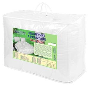 SET Přikrývka Aloe Vera 140x200cm zimní 1300g + Polštář UNICO AloeVera 70x90cm 900g