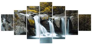 Obraz - Vodopády, Lushan, Čína (210x100 cm)