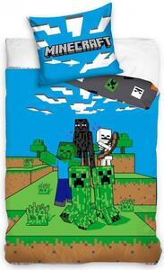 Dětské povlečení Minecraft Mob Monsters 140x200/70x90 cm