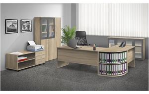 Kancelářský stůl Alfa 80 barva lamina: Antracit