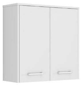 Závěsná koupelnová skříňka Houseland Fin 01 bílá