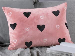 XPOSE® Mikroplyšový povlak na polštář LOVE 40x60 cm