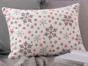 XPOSE® Mikroplyšový povlak na polštář SNOWFALL 40x60 cm