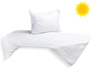 Letní SET Luxus Plus, přikrývka 140x200cm 450g + polštář 70x90cm 900g UNICO zip
