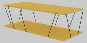 Hanah Home Konferenční stolek Labranda 120 cm žlutý