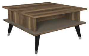 Hanah Home Konferenční stolek Logan 72 cm hnědý