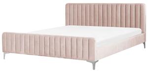 Čalouněná postel 180x200 cm Laraine (růžová) (s roštem). 1035513