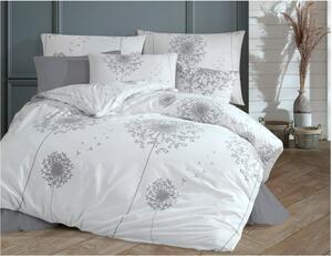 BAVLNĚNÉ POVLEČENÍ PAMPELIŠKY ŠEDÉ 200x220/2x70x90 cm