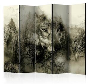 Paraván - Mountain Predator (Beige) [Room Dividers]