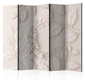 Paraván - Paper Flowers (Cream) [Room Dividers]