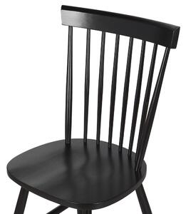 Set 2 ks. jídelních židlí Bargo (černá). 1035624