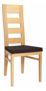 Stima Dřevěná jídelní židle FALCO | Odstín: dub,Sedák: lima bordo 68