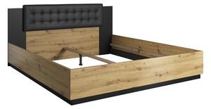 Manželská postel 160 cm Signat Typ 31 (černá + dub artisan. Vlastní profesionální přeprava až k Vám domů 1042097