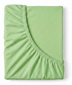 Kvalitex Jersey prostěradlo dětské světle zelené 60x120cm