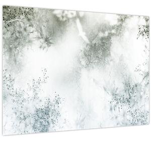 Obraz abstrakce listů (70x50 cm)