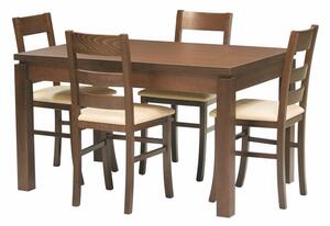 Stima Dřevěná jídelní židle LORI | Odstín: bílá,Sedák: delgado 3