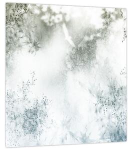 Obraz abstrakce listů (30x30 cm)