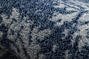Kusový koberec vlněný JADE 45007/500 OSTA Ornament modrý tmavě modrý Rozměr: 85x160 cm
