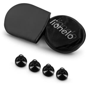 Lionelo - Sluneční clona s přísavkou SUNSHADE 2 ks Black