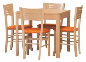 Stima Dřevěná jídelní židle VERONA látka | Odstín: olše,Sedák: tristan arancio 15