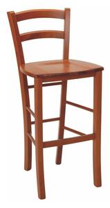 Stima Dřevěná barová židle PAYSANE masiv | Odstín: buk