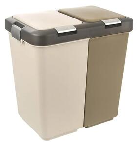 Plastový odpadkový koš na tříděný odpad 20 l Duo Dust – Orion