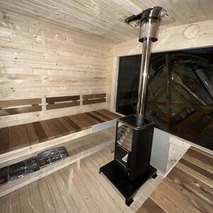 Finská sauna 300 Zaoblená kostka