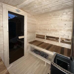 Finská sauna 300 Zaoblená kostka