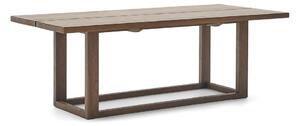 Jídelní stůl z teakového dřeva v přírodní barvě 100x220 cm Sashi – Kave Home