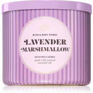 Bath & Body Works Lavender Marshmallow vonná svíčka 411 g