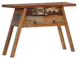 Konzolový stolek 110 x 30 x 75 cm masivní recyklované dřevo