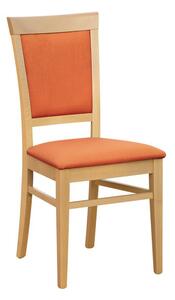 Stima Dřevěná jídelní židle MANTA | Odstín: olše,Sedák: mystic marrone 114