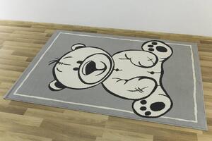 Balta Dětský kusový koberec KIDS 533724/89944 míša šedý Rozměr: 120x170 cm