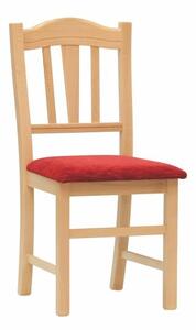 Stima Dřevěná jídelní židle SILVANA | Odstín: tm.hnědá,Sedák: geneza soft F23