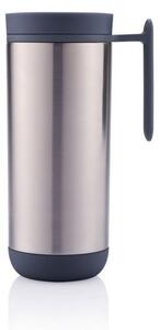 Nepropustný termohrnek s uchem XD Design Clik 225 ml | šedý