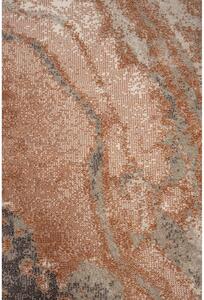 Růžovo-krémový kulatý koberec ø 200 cm Solar – Zuiver