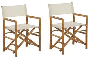 Set 2 ks. zahradních židlí Maida (krémově bílá). 1035786
