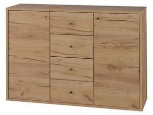 Livarno® Komoda se 2 dvířky a 4 zásuvkami Verona, 116 x 80 x 35 cm (850000518)