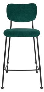 Barové židle v petrolejové barvě v sadě 2 ks 92 cm Benson – Zuiver