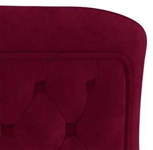 Jídelní židle Ashwell - 1 ks - samet | vínová