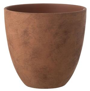 Rezavý antik keramický obal na květináč Larigge L - Ø 30*29 cm - J-Line by Jolipa