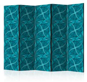 Paraván - Geometric Turquoise II [Room Dividers]